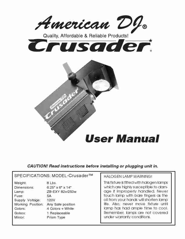 American DJ DJ Equipment Crusader-page_pdf